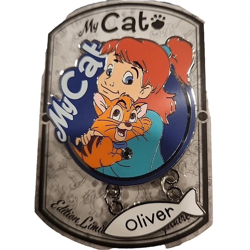 Disney Jenny and Oliver My Cat‎ Disneyland Paris LE 700 Trading Pin 128468 DLP